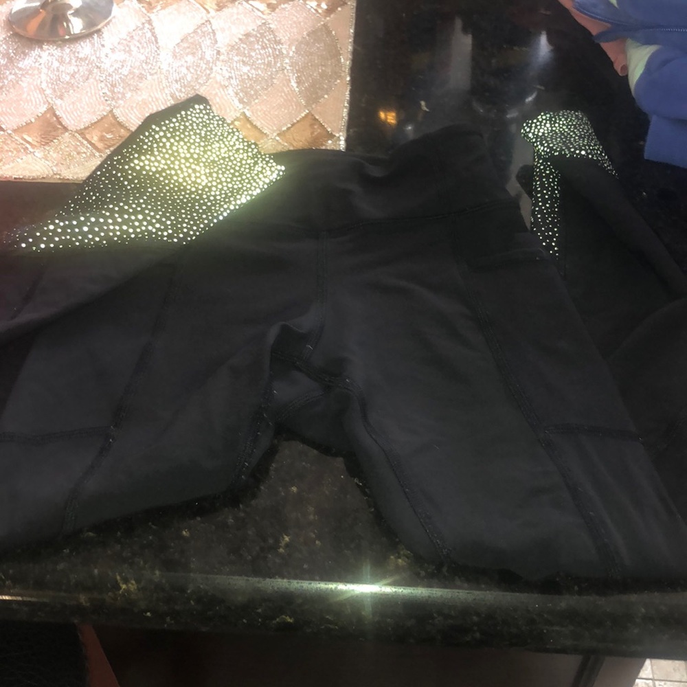 Lululemon, Black,  tight stuff 7/8 pants, size 2